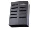 Wall-Mounted Knife Stand and Organizer, Black
