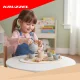 Kruzzel Wooden Tea Set for Kids, Grey