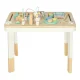 LULILO LUDO Wooden Educational Activity Table 2-in-1, Mint