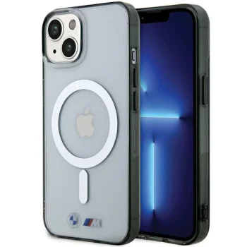 BMW Silver Ring MagSafe Case for iPhone 15 / 14 / 13 - Clear