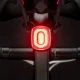 Rockbros Q2S LED Rear Bike Light with Smart Stop System, Black