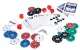 Poker Texas Hold’em Game Set with 300 Сhips with Denominations in Aluminium Suitcase