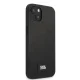 Karl Lagerfeld Saffiano Plaque Case for iPhone 13 mini, Black