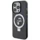 Karl Lagerfeld iPhone 15 Pro Case Ring Stand Karl & Choupette MagSafe, Black