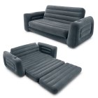 Intex 66552 2-in-1 Inflatable Sofa Bed Queen Size, Gray