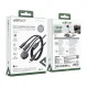 Acefast C6-11 3in1 USB-C Cable - 2x USB-C / Qi 100W 1.2m, Black