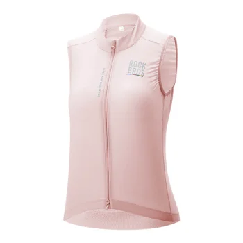 Women's Cycling Vest Rockbros TLMJ003 ROAD TO SKY, Size L - Pink