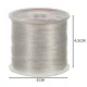 Kruzzel Bracelet Making Elastic String, White, 40m, 1mm