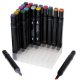 Double-Sided Alcohol Markers in Case 48 pcs + Stand