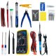 60W Soldering Iron Kit with Digital Multimeter for Electronics Repair