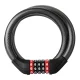 Rockbros RKS531 Cable Bicycle Lock with 5-Digit Code & LED 120cm Black