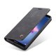 Huawei P Smart 2017 (FIG-LX1, LA1, LX2, LX3) CASEME Wallet Magnetic Leather Case Cover, Black
