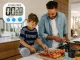 Digital Kitchen Timer with Magnet and LCD Display, White