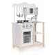 Ecotoys Wooden Kids Kitchen with Oven and Accessories, White