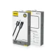 Dudao L7T USB-A to USB-C 66W Cable with LED Display 1m - Black