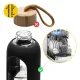 4FIZJO Glass Water Bottle 1 L Black