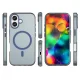Magnetic Abrasive iPhone 17 Case with MagSafe Support, Matte Blue