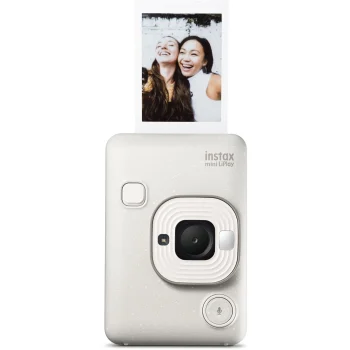 Fujifilm instax mini LiPlay Instant Camera, Misty White