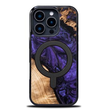 Bewood Unique Case for iPhone 16 Pro - Violet with MagSafe