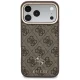 Guess 4G case with wallet and MagSafe for iPhone 18 Pro Max / 17 Pro Max, brown