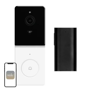 Video Doorbell Moes WDB-TY-B20 Wi-Fi RF 433 MHz 1080p IP65