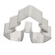 3D Christmas Cookie Cutters Set of 8 for Holiday Baking and Fondant