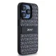 DKNY iPhone 15 Pro Case Mono Stripe & Metal Logo, Black