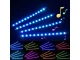 LED Car Interior Lighting with Remote Control (4 x 12 LED)