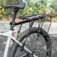 Rockbros 33210004001 Bicycle Rack with Shelf and LED Light, Black