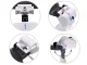 Head Magnifier with 2 LED Lights and 5 Interchangeable Lenses (1x-3.5x)