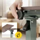 Overbed Table on Wheels 4FIZJO ULTRA Adjustable, Walnut