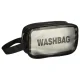 Set of 3 Clear Waterproof Travel Toiletry Bags, Makeup Organizer Pouches, Black