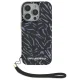 Karl Lagerfeld iPhone 16 Pro Max Case Zebra With Cord, Purple