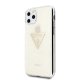 Guess iPhone 11 Pro Case Glitter Triangle, Gold