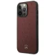 Mercedes Leather Stars Pattern Case for iPhone 13 Pro / 13, Red