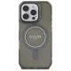 Guess iPhone 16 Pro Max Case IML Glitter Circle MagSafe, Black
