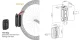 On-Wall Bike Rack, up to 30 kg, Black/Red