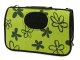 Large pet carrier bag for dogs and cats, green