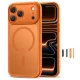 Tech-Protect Magpeak MagSafe CC Case for iPhone 17 Pro Max Matte Orange