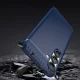 Silicone Case Carbon Case for Samsung Galaxy S25 Edge - Blue