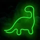 Neolia NNE01 LED Neon Dinosaur, Green