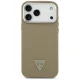 Guess Grained Triangle Logo MagSafe Phone Case Cover iPhone 17 Pro - brown