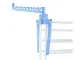 Multifunctional Folding Laundry Clothe Drying Rack Dryer Garment Hanger Stand, 170cm
