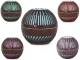 Air Humidifier and Aroma Diffuser with RGB LED Night Light, 300 ml, Dark Brown