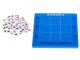 Sudoku Board Puzzle Set with Drawer Math Brain Teaser, Blue