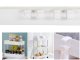 Storage Trolley on Wheels, Rolling Cart Organizer Shelf for Bathroom Kitchen Laundry Room Narrow Places