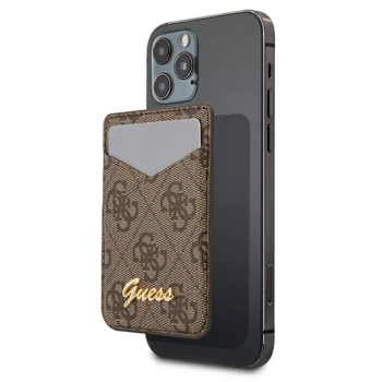 Guess 4G Triangle MagSafe Card Wallet GUWMS4GTLBR Brown