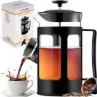 Ruhhy French Press Coffee and Tea Maker 1L 24565