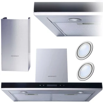 Berdsen BE-60A-T2 Chimney Cooker Hood 60 cm Inox