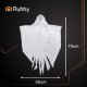 Ruhhy 00025957 Halloween Decoration - 3 Hanging Ghosts, 75 cm, White